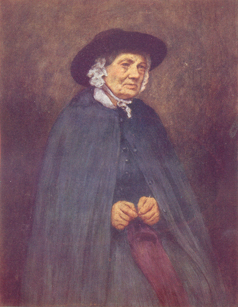 WALES. Welsh Woman 1920 old antique vintage print picture